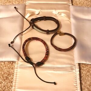 Leather bracelets